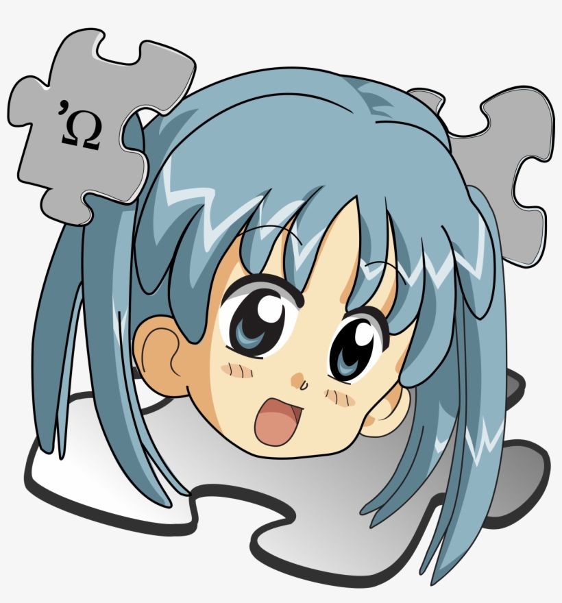 Open - Manga Girl, transparent png download