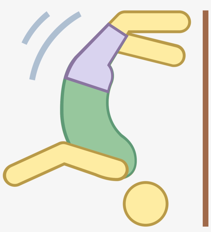 It's A Logo Of Parkour Reduced To A Man Doing A Back - Game, transparent png download