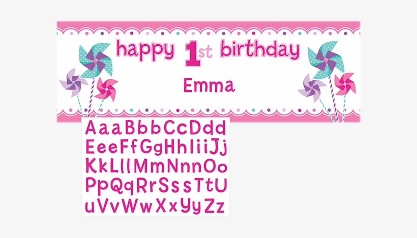 Zoom - Turning One Girls Giant Banner, transparent png download