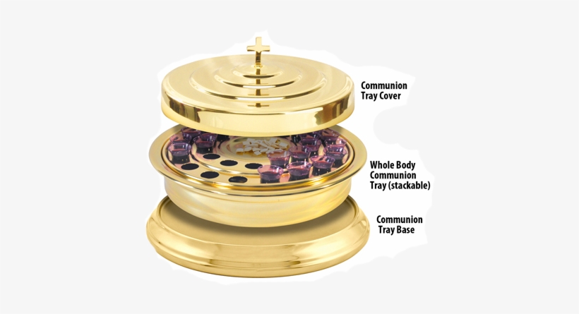 Chrome Communion Tray Cover, transparent png download