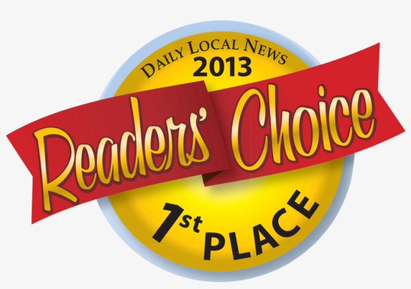 Daily Local News Readers Choice 1st Place - Chester County Readers Choice Award, transparent png download