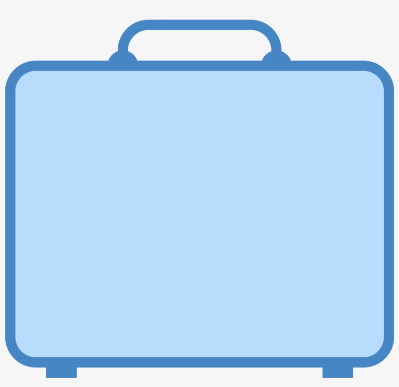 The Business Icon Is Shaped Like A Briefcase - Briefcase, transparent png download