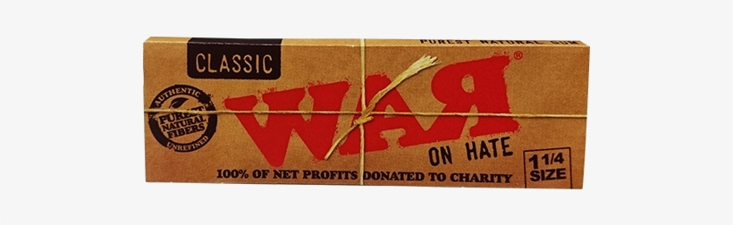 Limited Edition War Rolling Papers Raw Foundation - Raw Papers, transparent png download