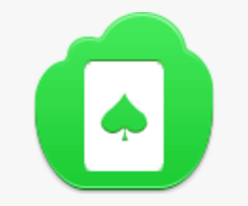 Spades Card Icon - Setup Icon Green, transparent png download