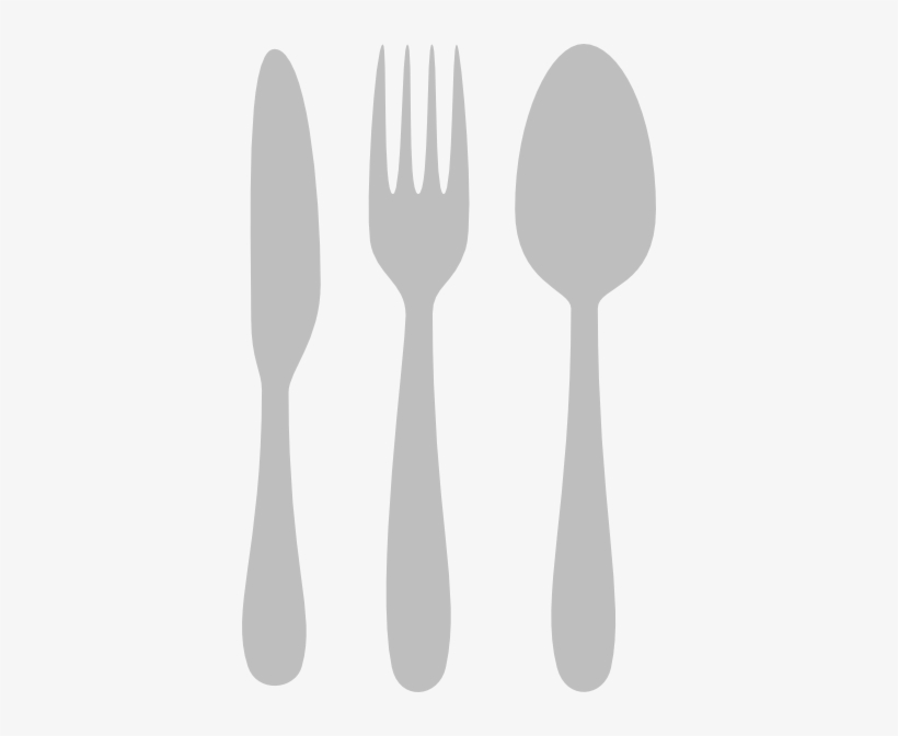 Small - Fork And Knife Silhouette, transparent png download