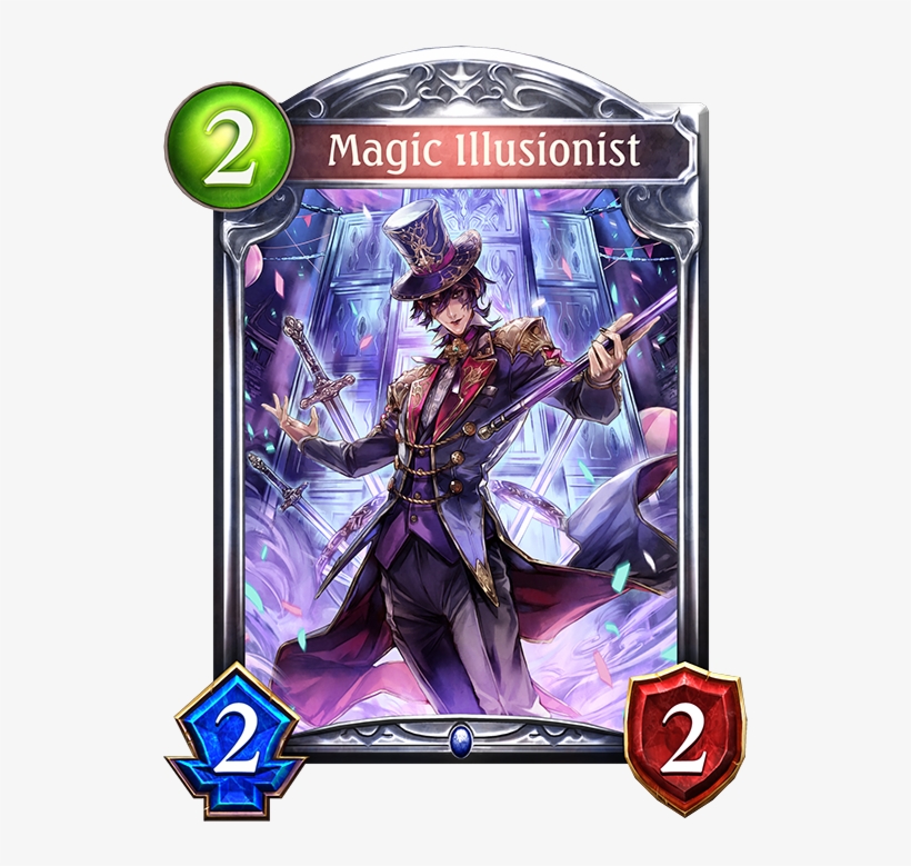 Unevolved Magic Illusionist Evolved Magic Illusionist - Shadowverse Maid, transparent png download