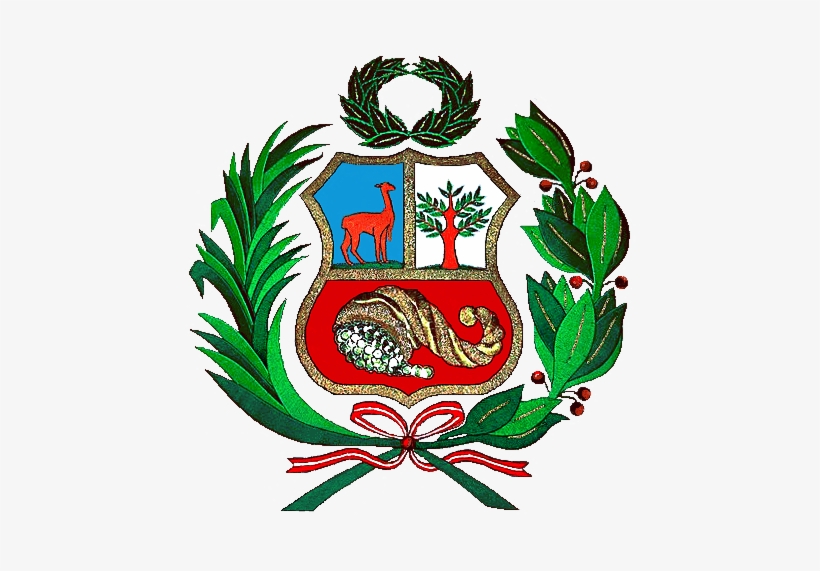 Coat Of Arms Of Peru Escudo Peruano - Peru Coat Of Arms Png, transparent png download