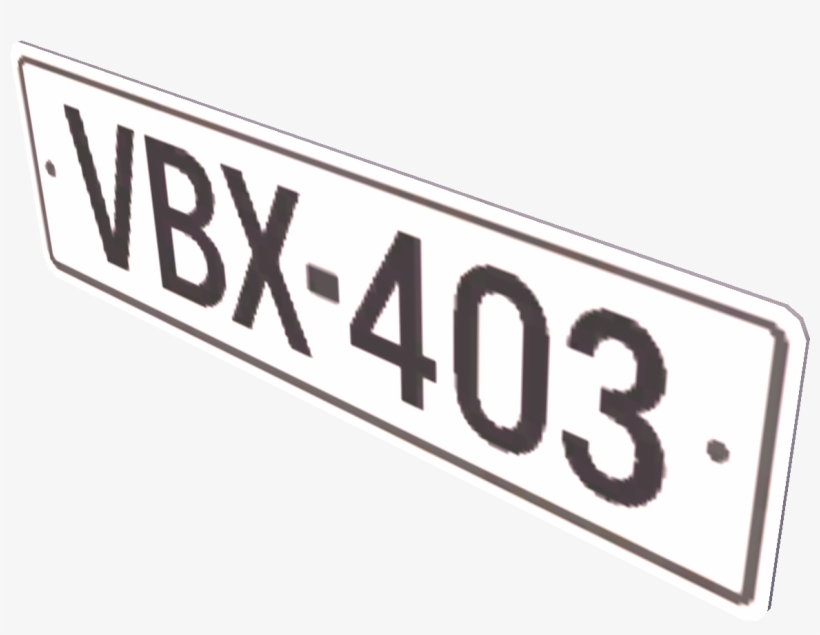 Register Plate - Sign, transparent png download