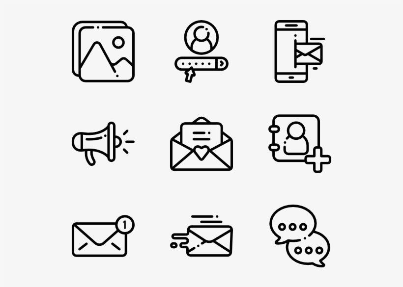 Email - Learning Icons, transparent png download