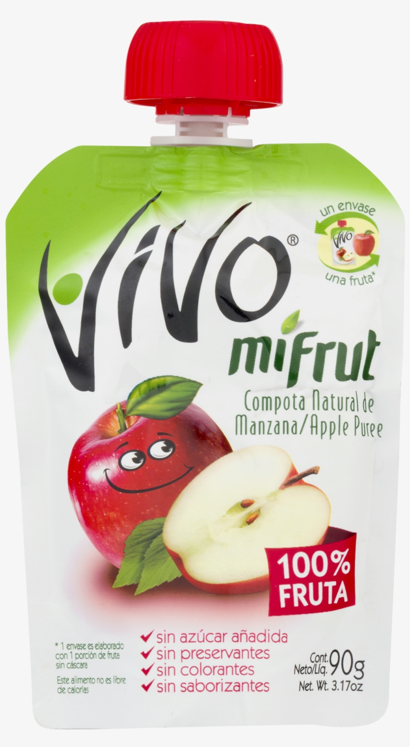 Vivo Mifrut Apple Puree, 3.17 Oz, transparent png download