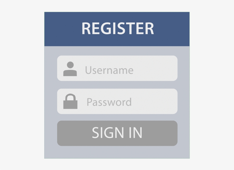 Register Window Icon - Icon, transparent png download