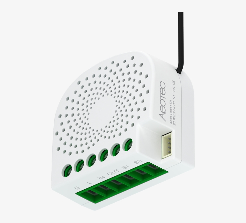 Z Wave Nano Shutter@2x - Aeotec Nano Switch - Z-wave Plus, transparent png download