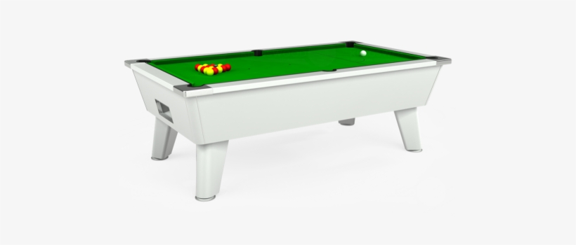 The Outback Free Play Pool Table In White With Standard - Outdoor Pool Table White, transparent png download