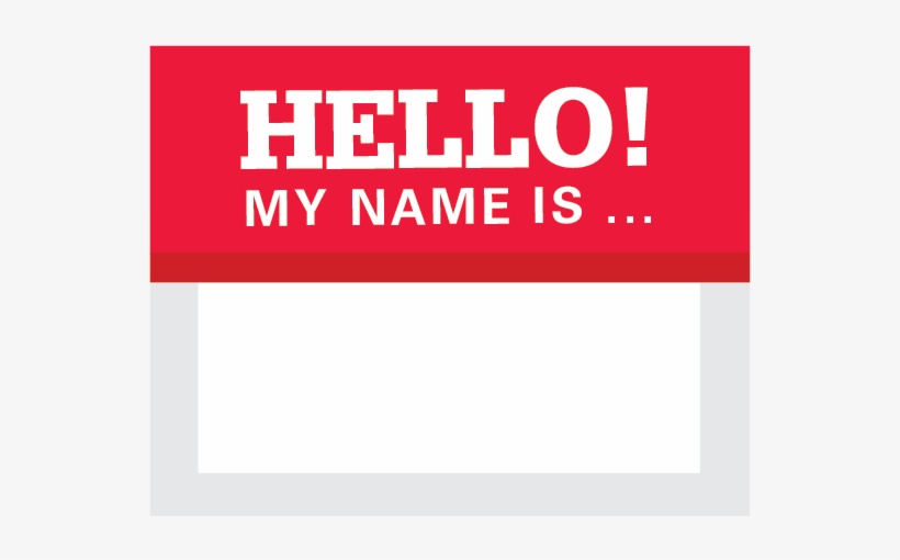 Nametag - Coquelicot, transparent png download