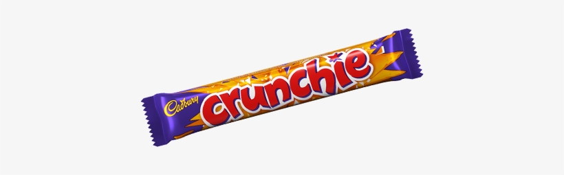A Chunky, Gold Bar Of Delicious Honeycomb, Smothered - Cadbury Crunchie, transparent png download