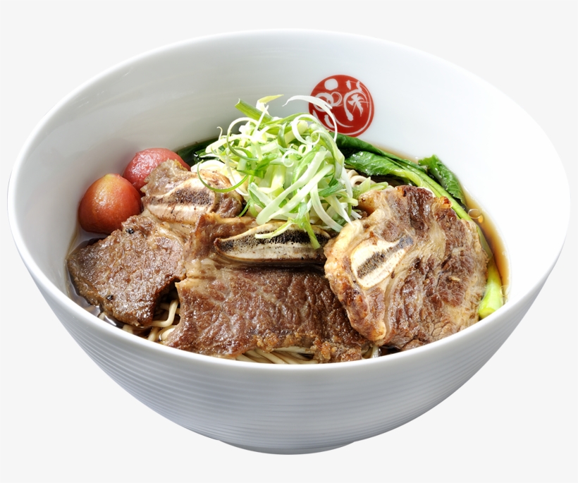 Beef Noodle Soup With Bone-in Short Ribs - Food, transparent png download