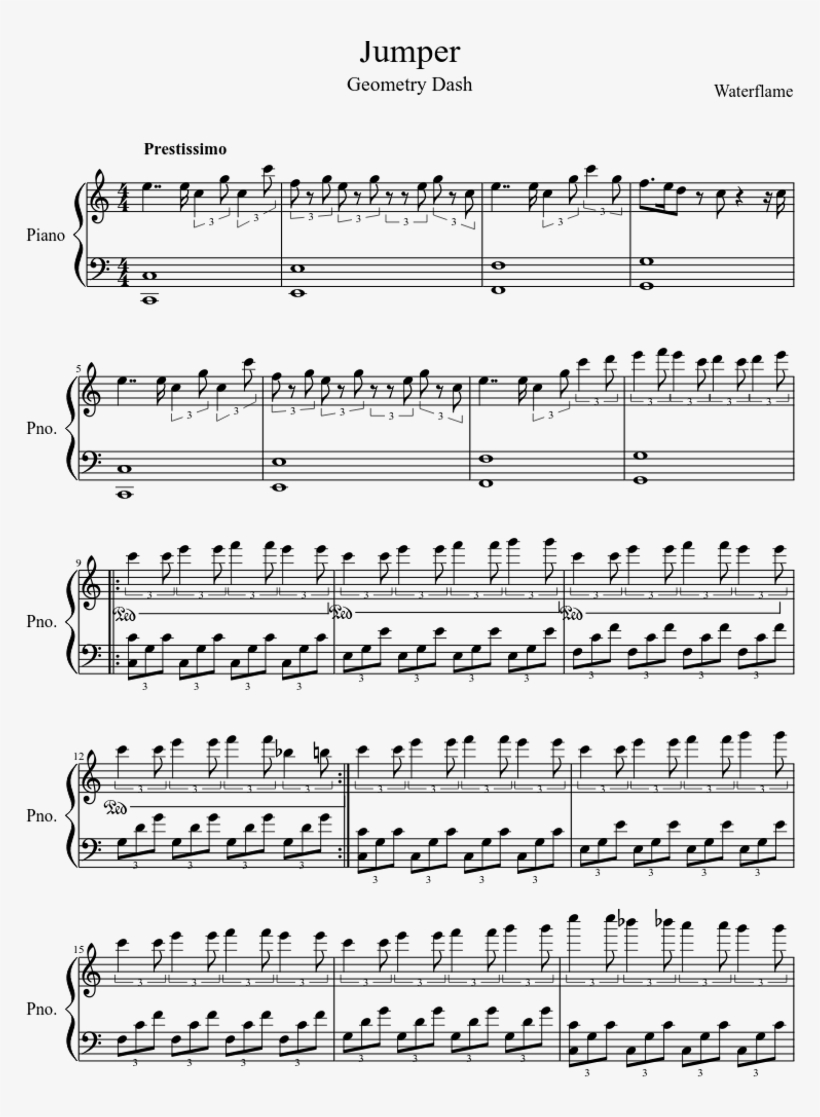 The Black Parade Sheet Music Composed By By - Reptilia The Strokes Partituras, transparent png download