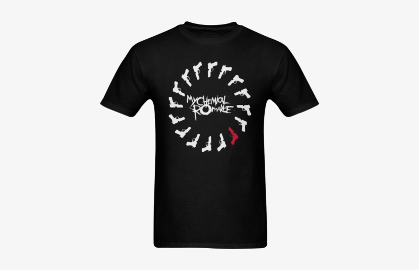 My Chemical Romance Logo Music Band Sunny Men's T- - My Chemical Romance Guns, transparent png download