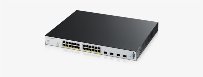 24-port Gbe Nebula Cloud Managed Poe Switch With 10gbe - Zyxel Nsw200 28p, transparent png download