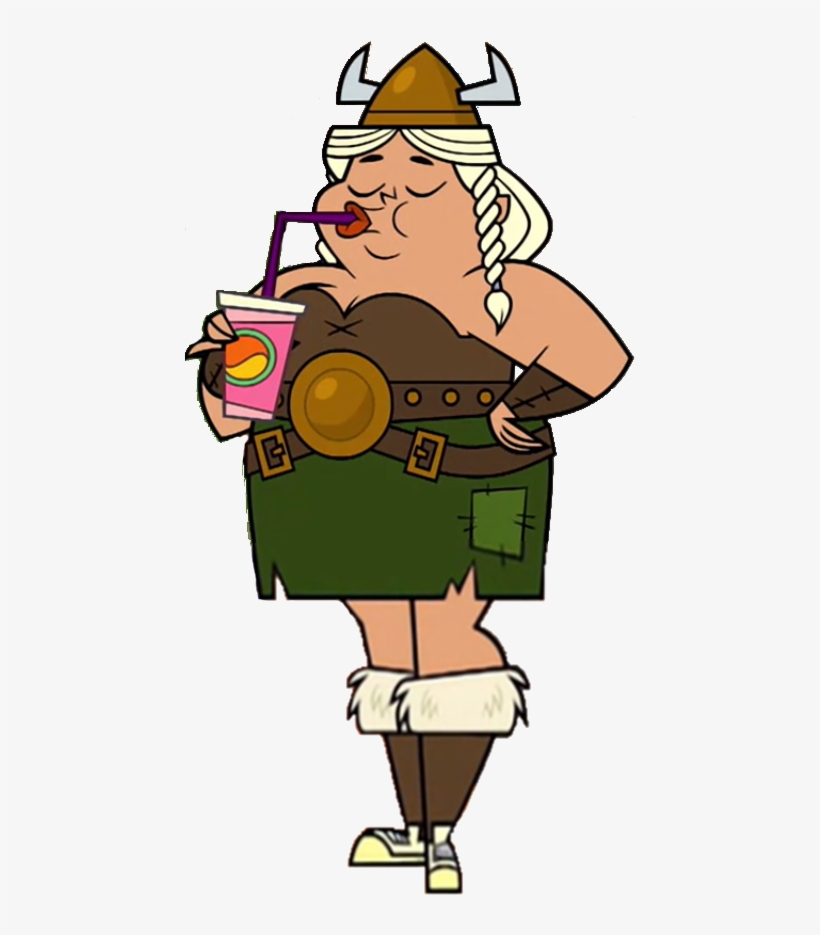 Tammy Drinking - Total Drama, transparent png download