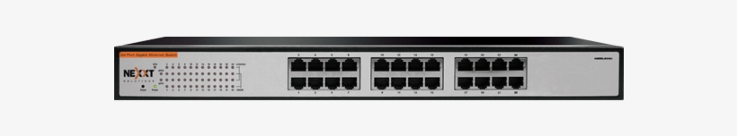 Nexxt Asbel164u6 16 Port Gigabit Switch - Nexxt 24 Port Switch, transparent png download