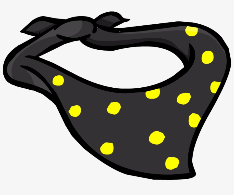 Polka-dot Bandana Icon - Club Penguin Bandana, transparent png download