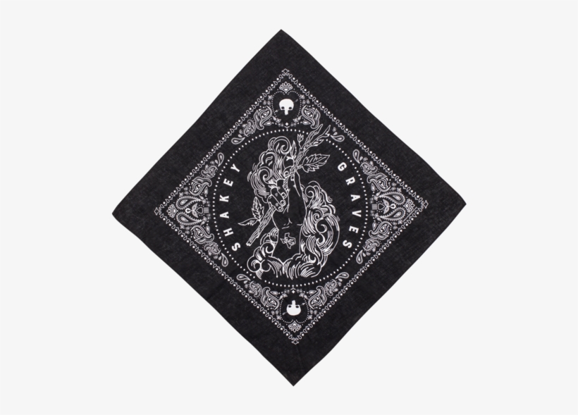 Shakey Graves Ace Of Wands Bandana - Kerchief, transparent png download