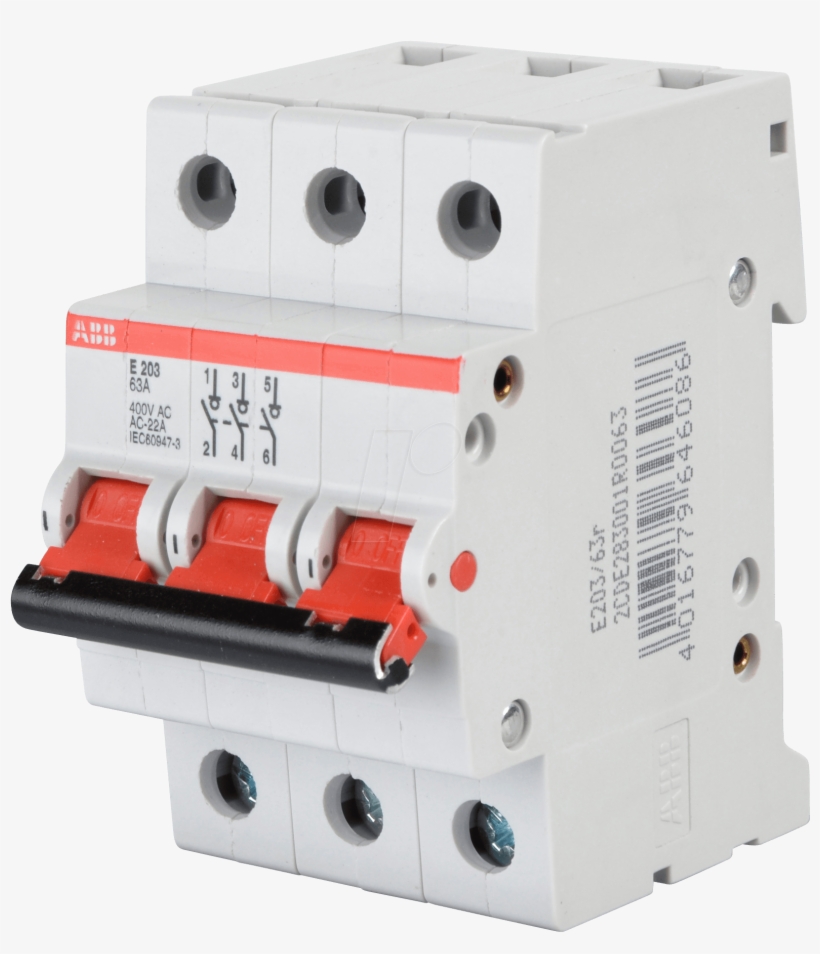Electrical Switch Png Image - Abb E203 63r, transparent png download