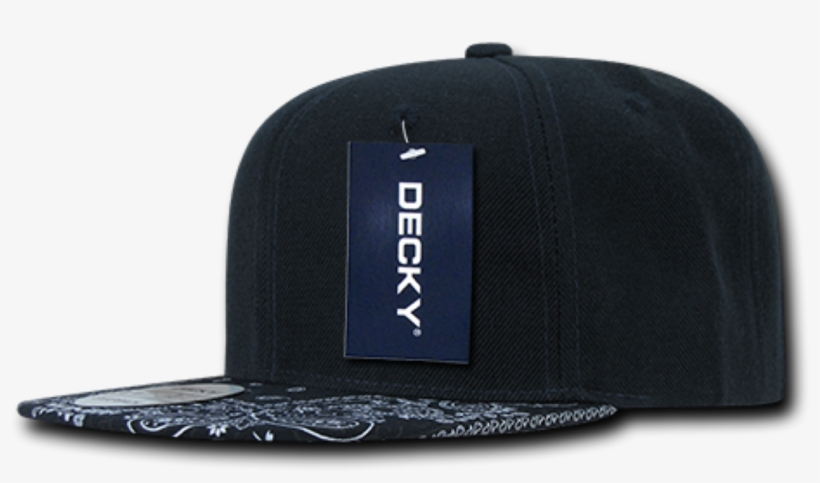 Decky Bandana Snapback Two Tone Flat Bill Hats Hat, transparent png download