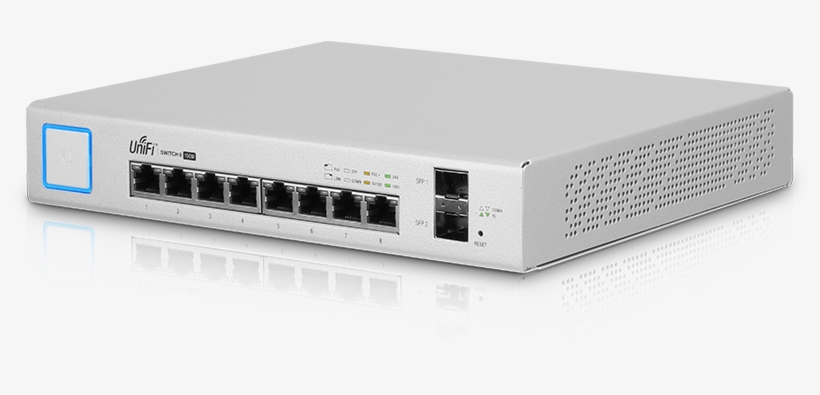 Unifi Switch 8 - Ubiquiti Networks 8-port Unifi Switch, Managed Poe+, transparent png download