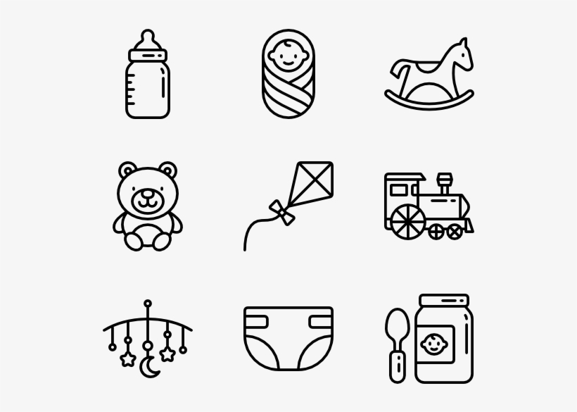 Childhood - Childhood Icons, transparent png download