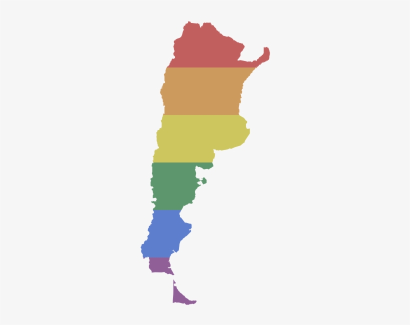 Lgbt Argentina - Argentina Map, transparent png download