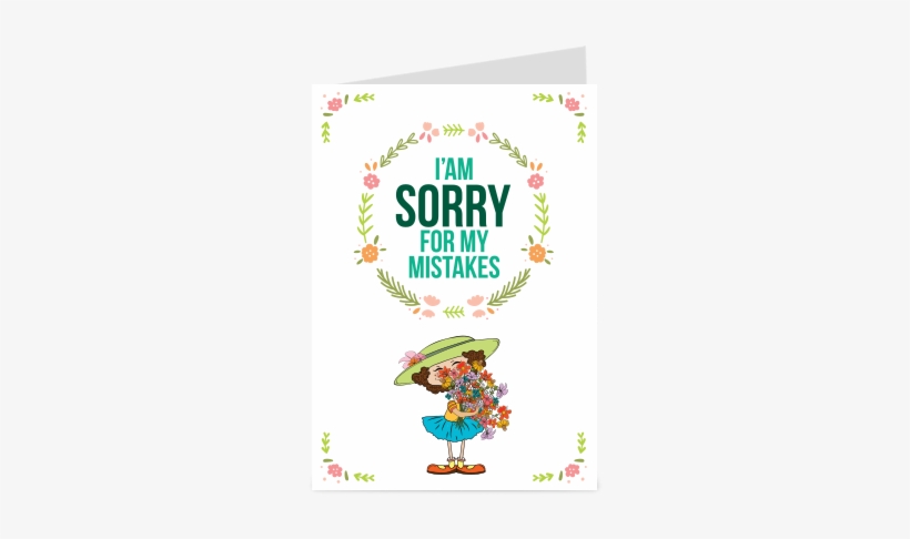 Amazing Sorry Cord - Greeting Card, transparent png download