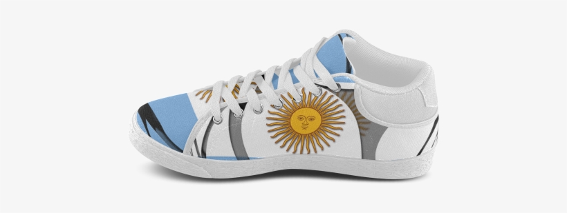 The Flag Of Argentina Women's Chukka Canvas Shoes - Argentina Flag, transparent png download