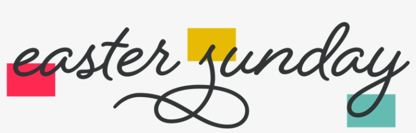 Easter Sunday Png - Calligraphy, transparent png download