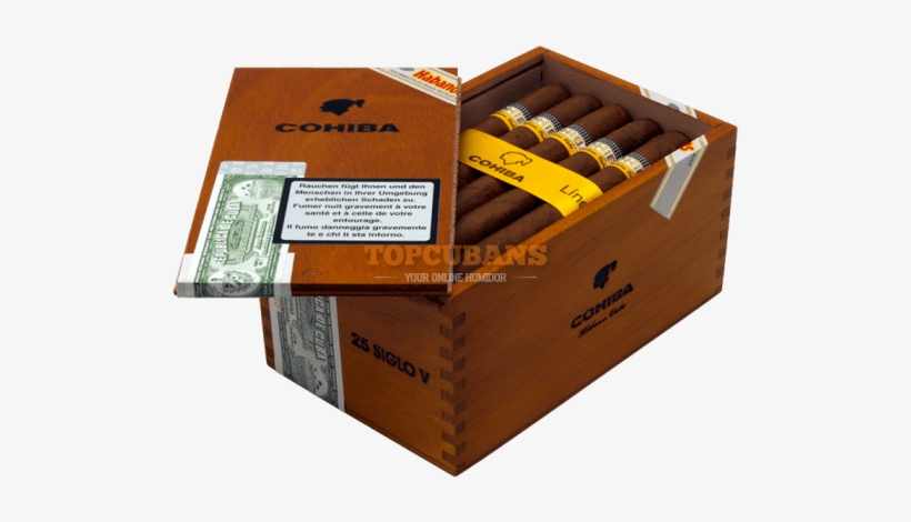Cohiba Siglo V Box Of - Cohiba, transparent png download