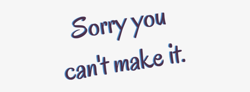 Sorry - Calligraphy, transparent png download