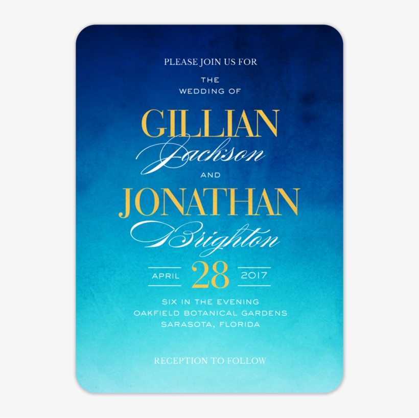 Watercolor Shine Invitation - Watercolor Painting, transparent png download