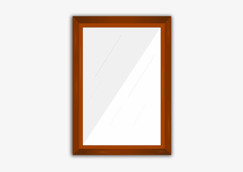 2677 Gold Frame Border Clip Art Public Domain Vectors - Square Mirror Clipart, transparent png download