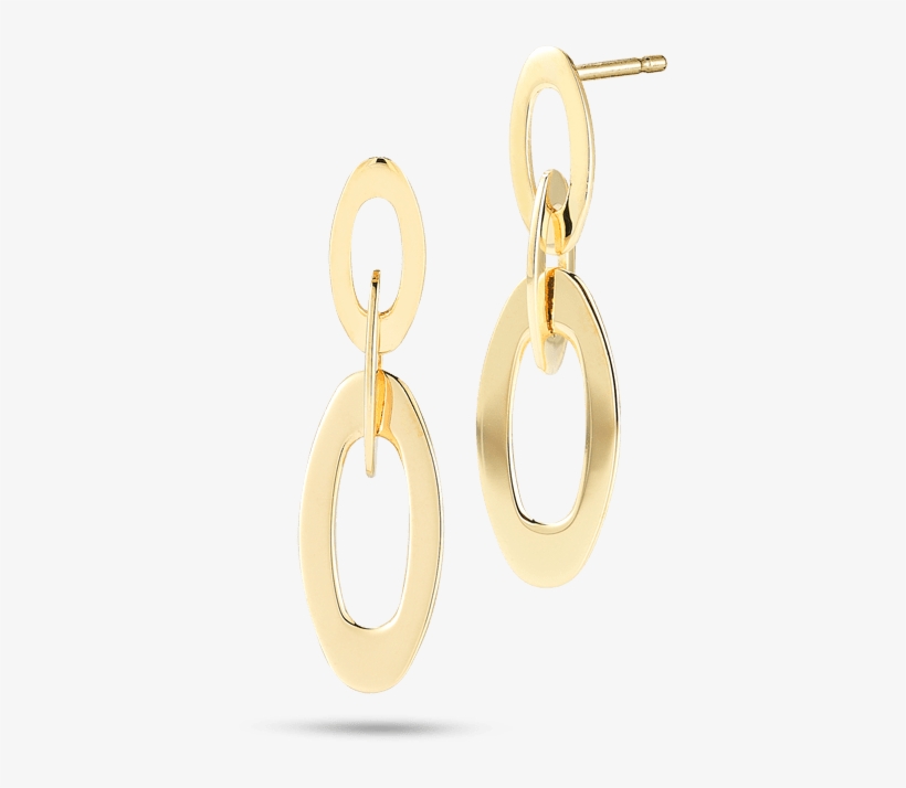 Chic And Shine Petite Link Earrings - Earrings, transparent png download