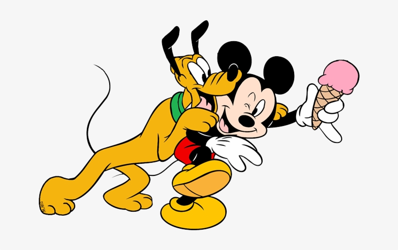 Related Wallpapers - Mickey Mouse With Ice Cream, transparent png download