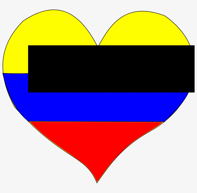 Corazon Colombiano - Clip Art, transparent png download