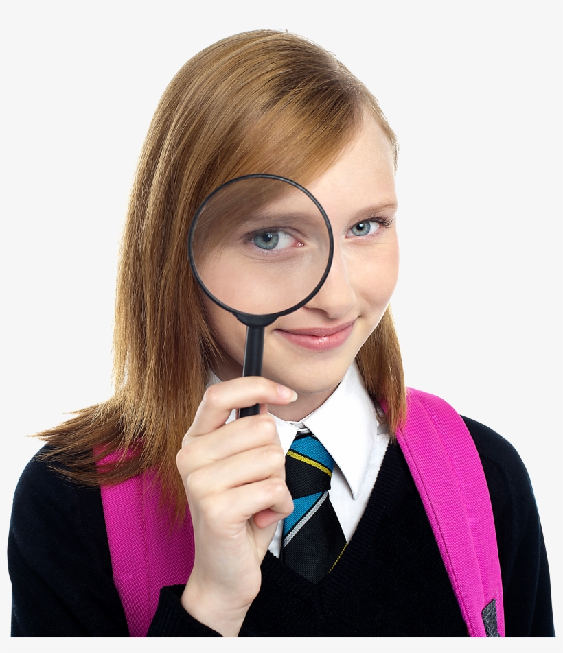 Young Girl Student Png Image, transparent png download