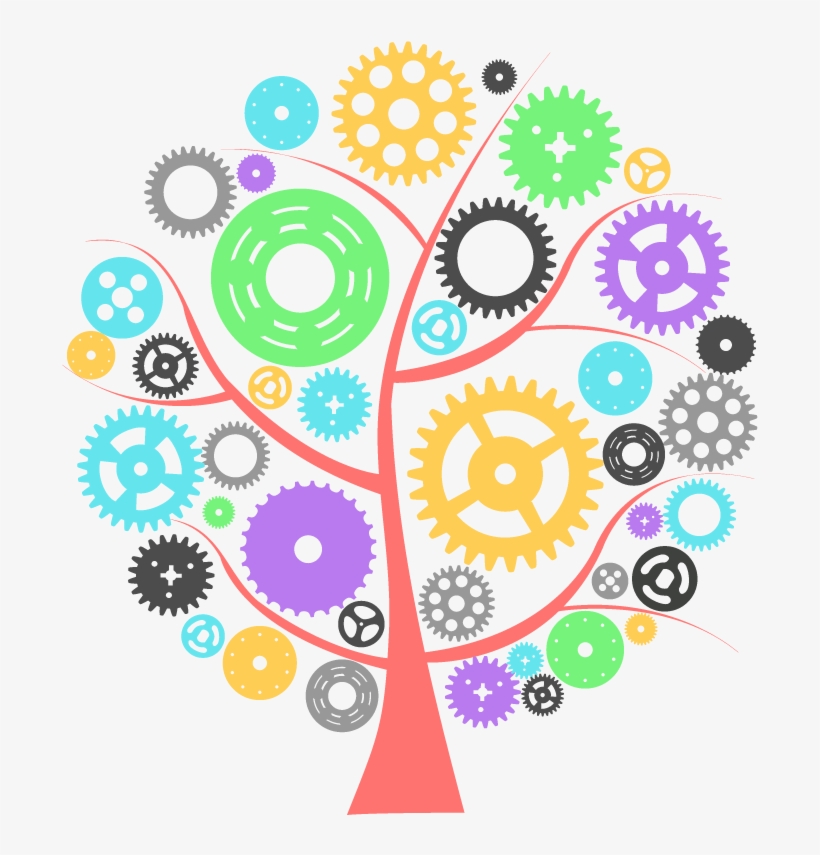 Formación - Cogwheel Tree, transparent png download