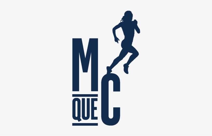 Mujeres Que Corren - Running Blue Woman, transparent png download