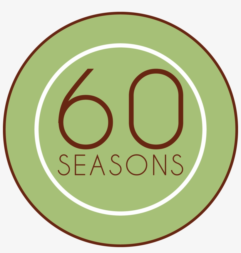 60 Seasons Green - 60th Birthday Png Transparent, transparent png download