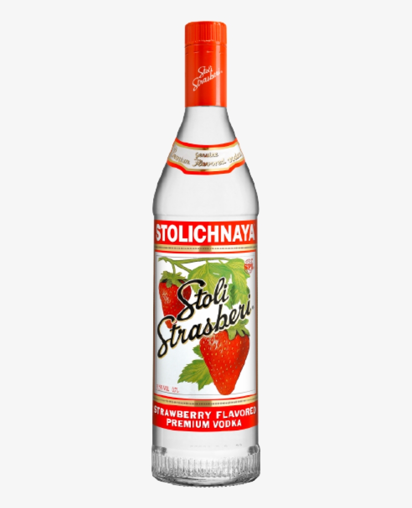 Stolichnaya 'strasberi' Vodka 750ml - Stoli Razberi Vodka 1lt, transparent png download