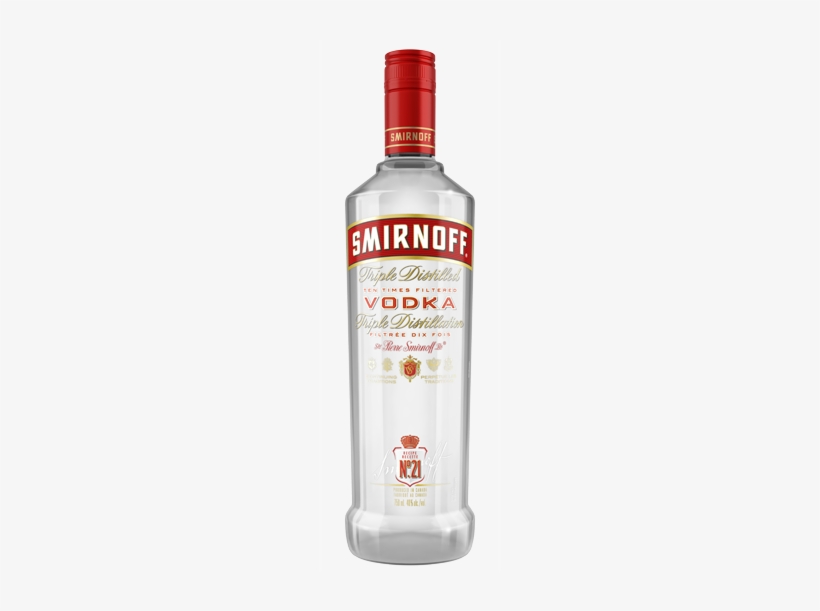 21 Vodka - Smirnoff Vodka - 1.75 L Bottle, transparent png download