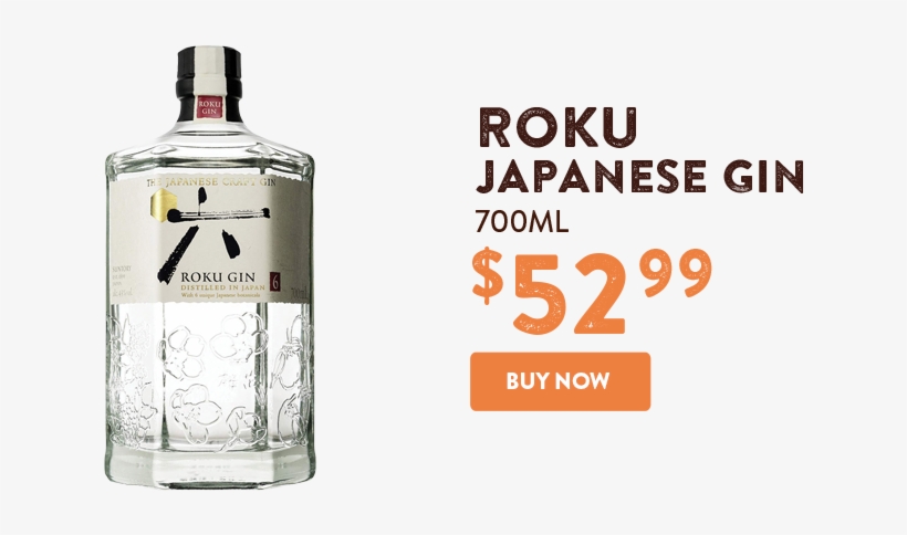 Roku Japanese Craft Gin 43% Vol. 0,70l, transparent png download