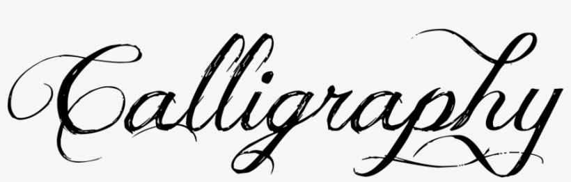 Calligraphy Transparent Background - Calligraphy Png, transparent png download